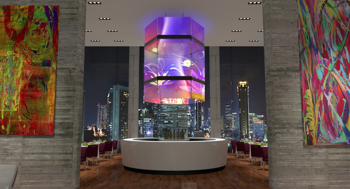 Planar LookThru™ OLED LO55